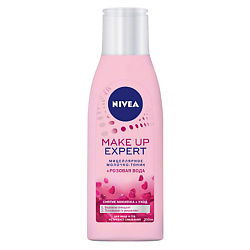 NIVEA Мицеллярное молочко-тоник для лица + розовая вода MAKE UP EXPERT 200 мл