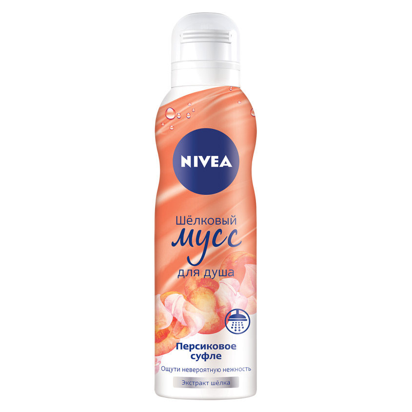 

NIVEA Шелковый мусс для душа Nivea "Персиковое суфле"