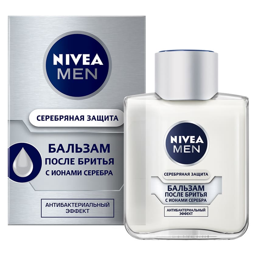 NIVEA Бальзам после бритья Серебряная Защита