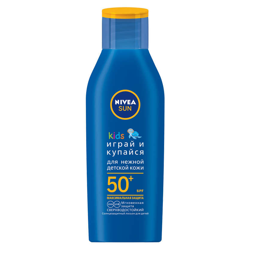 

NIVEA Детский увлажняющий солнцезащитный лосьон SPF 50+