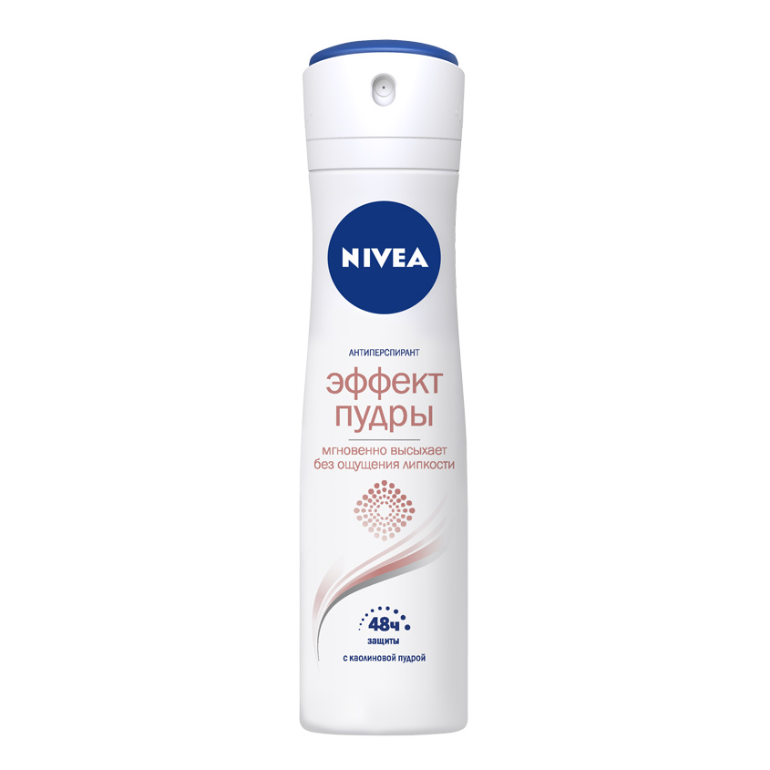 NIVEA NIVEA Дезодорант-спрей Эффект пудры Дезодорант-антиперспирант спрей ЭФФЕКТ ПУДРЫ от NIVEA сочетает в себе надежную за