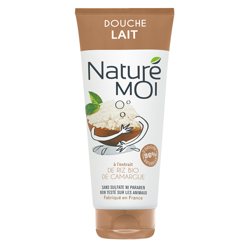 NATURE MOI Молочко для душа с экстрактом РИСА BIO