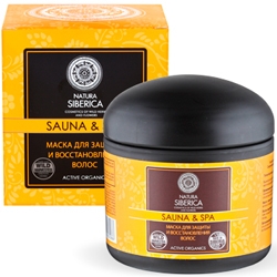 NATURA SIBERICA Маска для защиты и восстановления волос SaunaSpa 370 мл