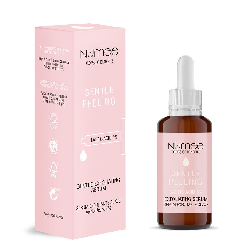 Сыворотка для лица мягкая отшелушивающая Gentle Peeling Gentle Exfoliating Serum Numee