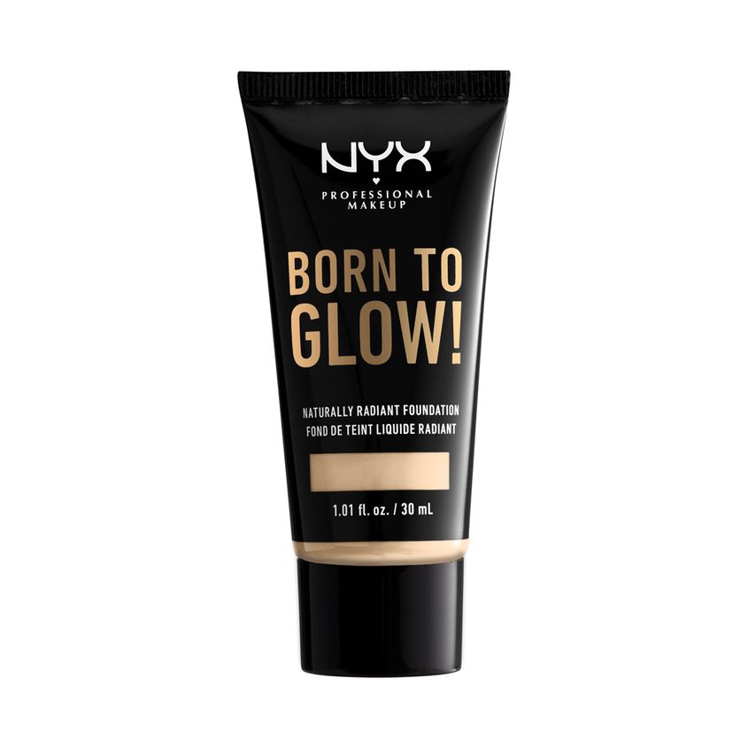 NYX Professional Makeup Тональная основа с эффектом естественного сияния BORN TO GLOW NATURALLY RADIANT FOUNDATION