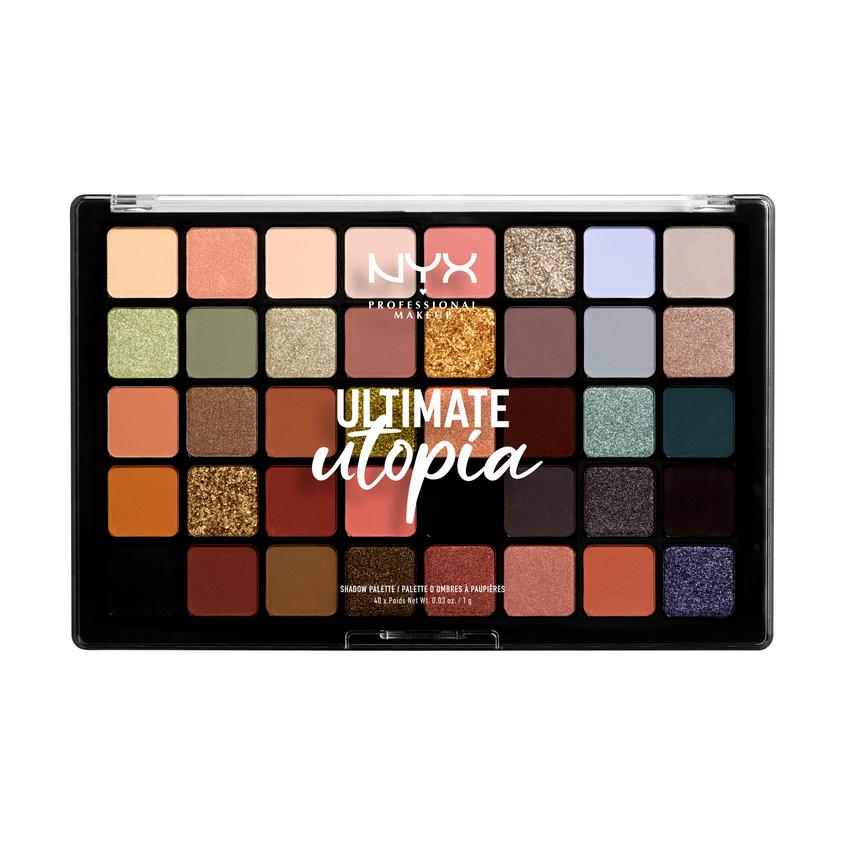 

NYX Professional Makeup Палетка теней ULTIMATE UTOPIA SHADOW PALETTE