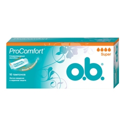 O.B. Тампоны ProComfort супер 8 шт.