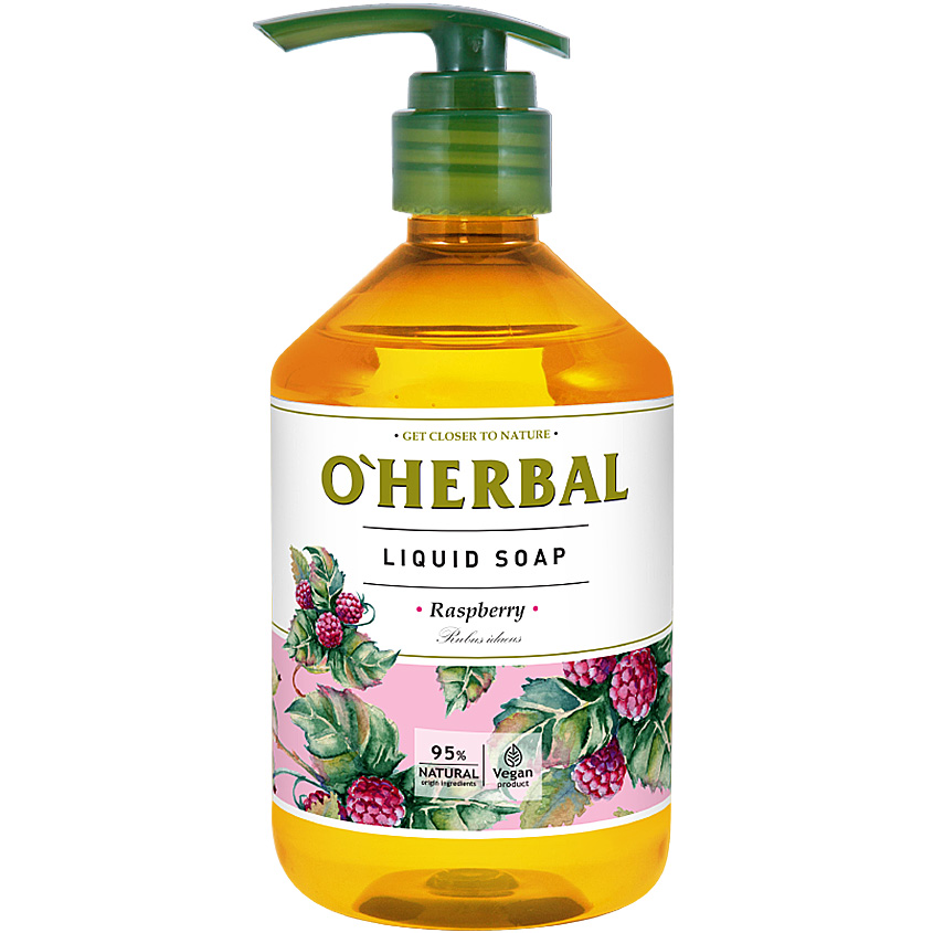 

O'HERBAL Жидкое мыло с экстрактом малины
