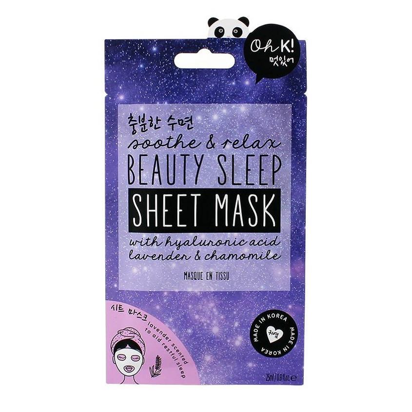 

OH K Маска для лица ночная Soothe & Relax Beauty Sleep Sheet Mask