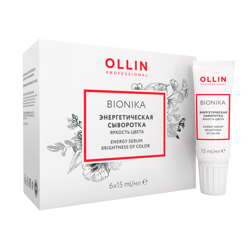 

OLLIN PROFESSIONAL Энергетическая сыворотка для окрашенных волос "Яркость цвета" OLLIN BIONIKA