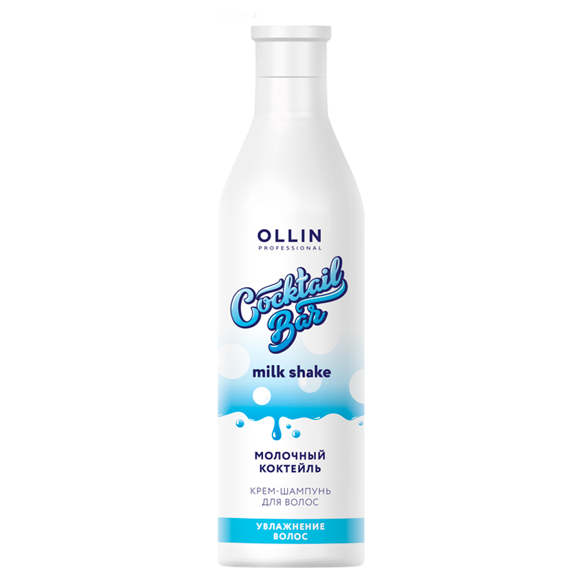 

OLLIN PROFESSIONAL Крем-шампунь "Молочный коктейль" Увлажнение волос OLLIN Cocktail BAR