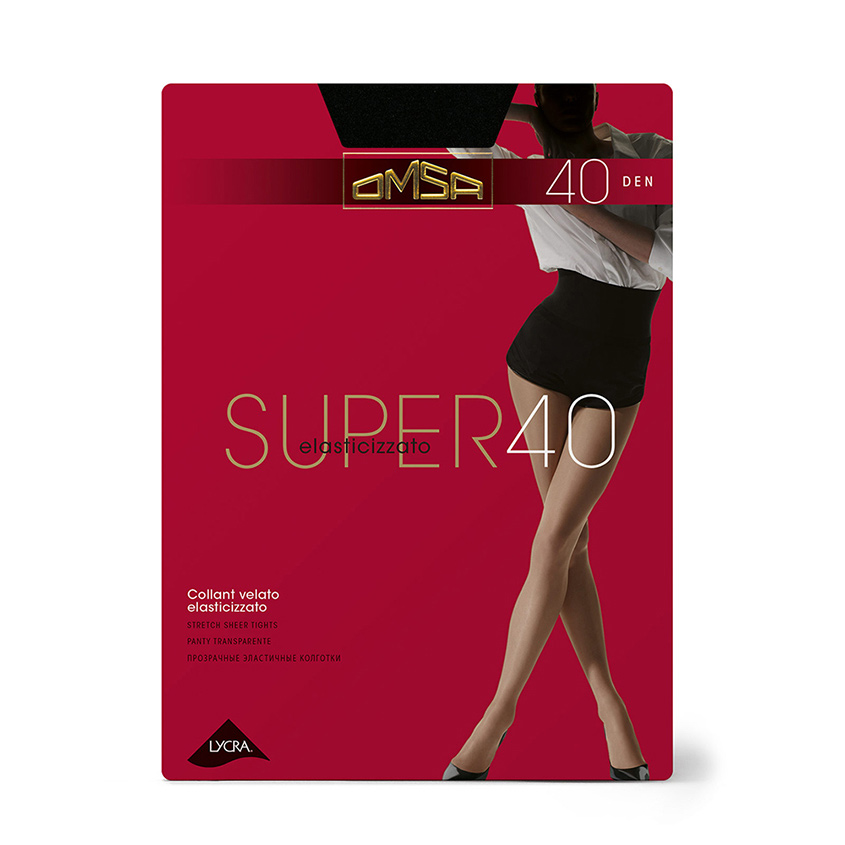 

OMSA Колготки 40 ден SUPER Nero