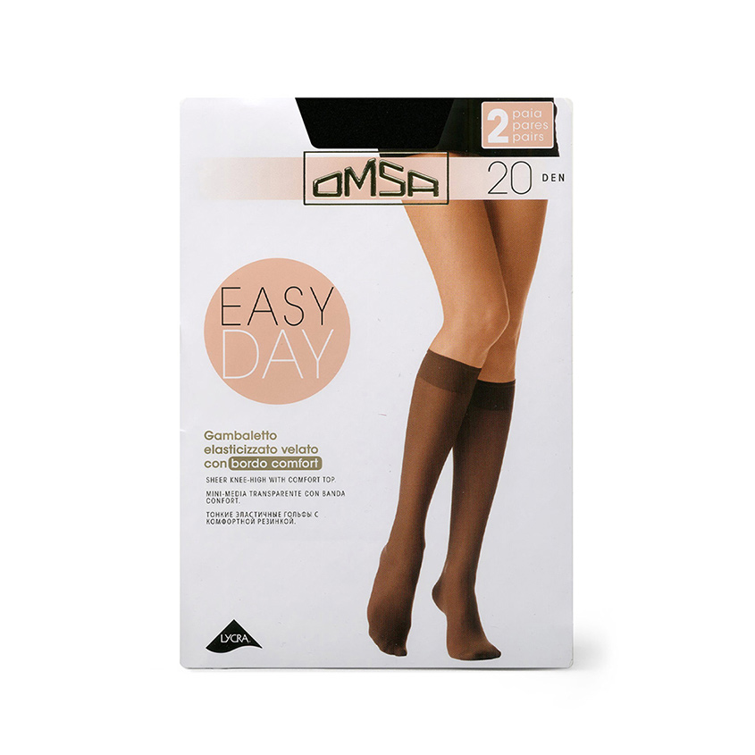 

OMSA Гольфы 20 ден GAMB. EASY DAY Nero