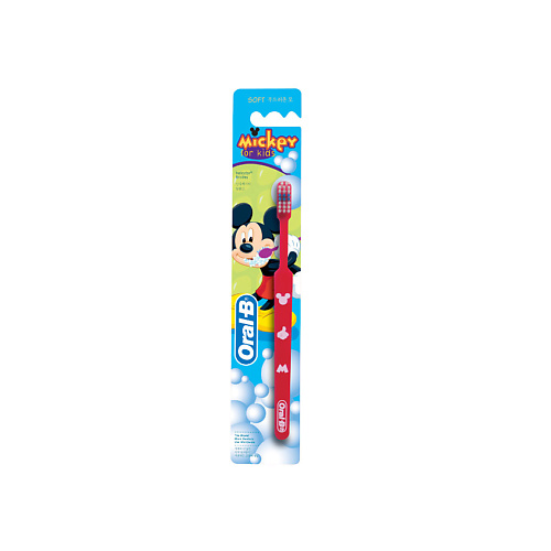 ORAL-B Детская зубная щетка Oral-B Mickey for Kids 20, мягкая