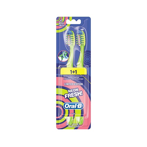 Купить ORAL-B Зубная щетка Neon Fresh 40 Мягкая