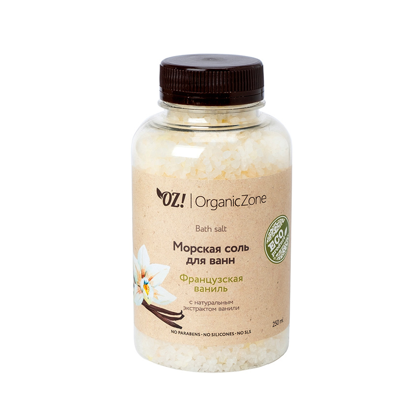 фото Oz! organiczone соль для ванны французская ваниль