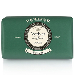 PERLIER Мыло для рук нежное Vetiver 125 г