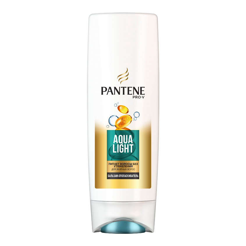 PANTENE PANTENE Бальзам-ополаскиватель Aqua Бальзам-ополаскиватель Pantene Pro-V Aqua Light обладает легкой кондиционирующей