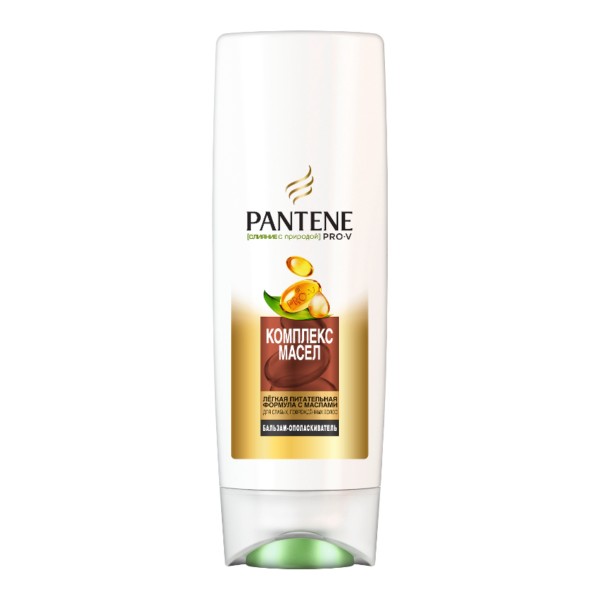 PANTENE PANTENE Бальзам-ополаскиватель Слия Бальзам-ополаскиватель Pantene Pro-V Слияние с природой Комплекс масел сочетает в