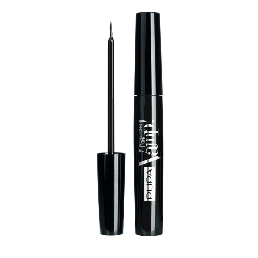 

PUPA Подводка для глаз водостойкая с ультратонкой кистью VAMP! PROFESSIONAL LINER