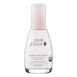 100% PURE 100% PURE Крем для лица питательный органический Organic Rose Water Sensitive Skin Collection 59 мл 100% PURE 100% PURE Крем для лица питательный органический Organic Rose Water Sensitive Skin Collection 59 мл