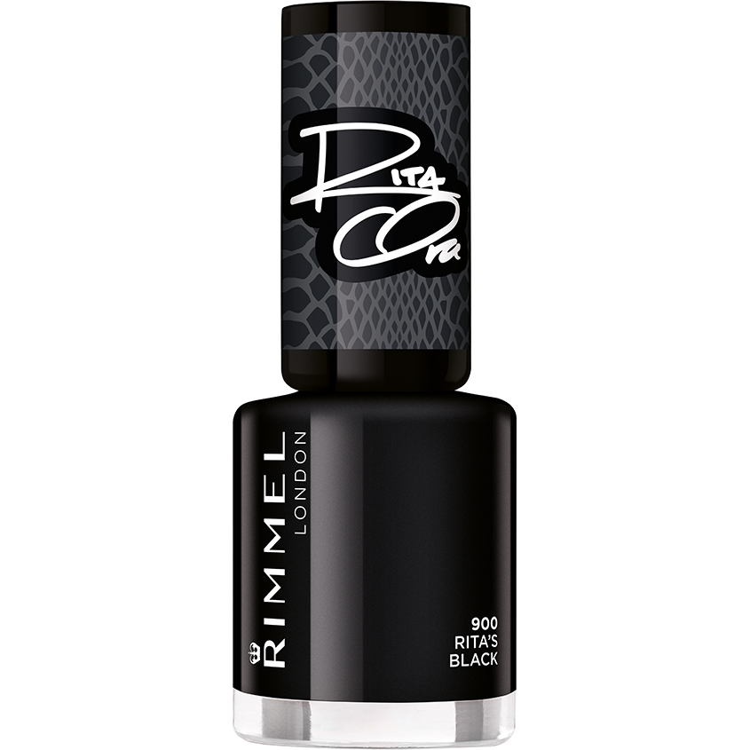 

RIMMEL Лак для ногтей 60 секунд RITA SHADES OF BLACK