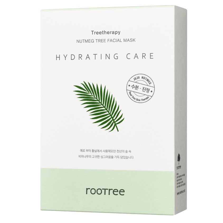 

ROOTREE Набор масок для лица с экстрактом дерева мускатного ореха