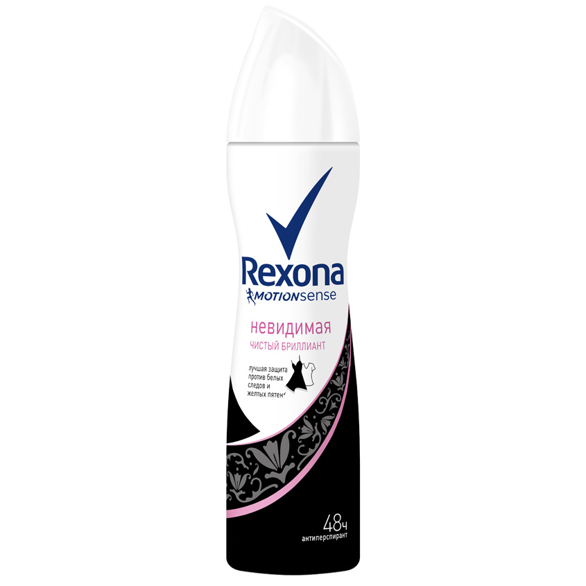 REXONA REXONA Антиперспирант-аэрозоль Чист Аэрозоль Rexona Невидимая Чистый бриллиант - насладись манящим ароматом флордоран