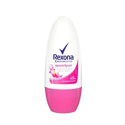REXONA Антиперспирант-ролик Яркий букет 50 мл rexona антиперспирант део ролик мужской турбо 50мл