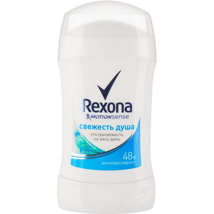 REXONA REXONA Антиперспирант-карандаш Свеж Антиперспирант карандаш Rexona «Свежесть душа» продлевает ощущение чистоты и свеж