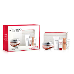 SHISEIDO Набор с BIO-PERFORMANCE Лифтинг кремом интенсивного действия и косметичкой 50 мл + 30 мл + 5 мл + 7 мл + 3 мл shiseido очищающая эмульсия с кремовой текстурой 200 мл