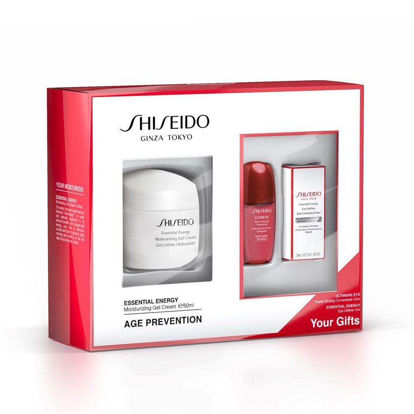 

SHISEIDO Набор ESSENTIAL ENERGY с увлажняющим энергетическим гелем-кремом