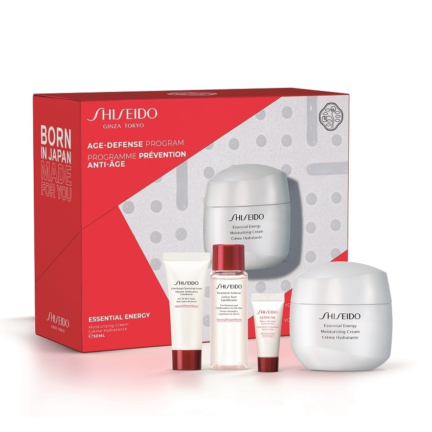 

SHISEIDO Набор с увлажняющим энергетическим кремом ESSENTIAL ENERGY