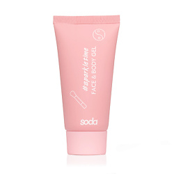 SODA FACE & BODY GEL #sparkletime ГЕЛЬ-БЛЕСК ДЛЯ ЛИЦА И ТЕЛА 002 GLITTER PRINCESS