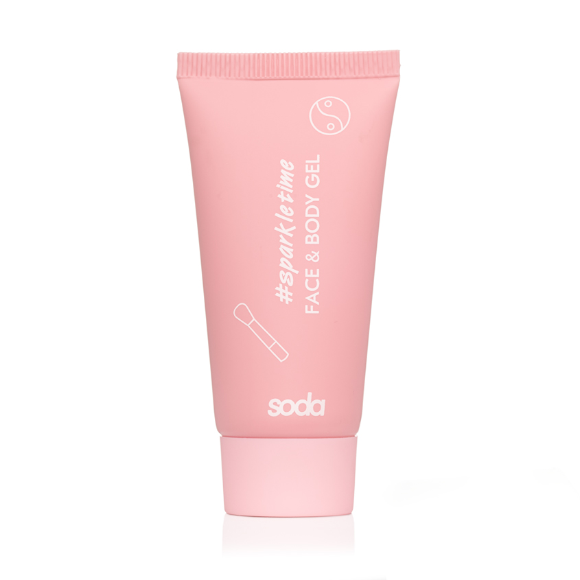 

SODA FACE & BODY GEL #sparkletime ГЕЛЬ-БЛЕСК ДЛЯ ЛИЦА И ТЕЛА