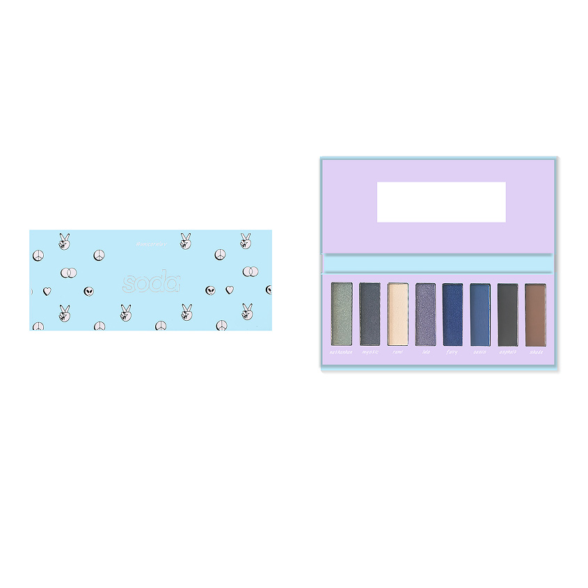 

SODA EYESHADOW PALETTE #unicornluv Тени для век UNICORN SQUAD
