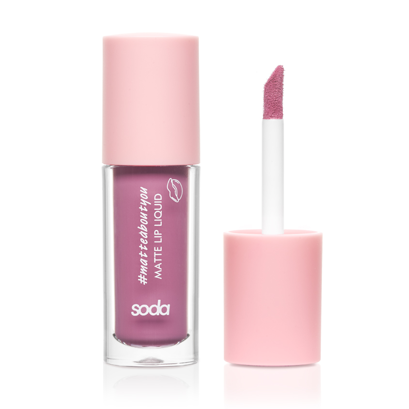 

SODA MATTE LIP LIQUID #matteaboutyou МАТОВАЯ ПОМАДА 005 SAVE TONIGHT