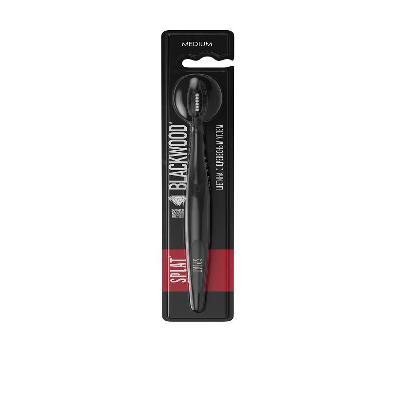 

SPLAT Зубная щетка SPECIAL BLACKWOOD Medium