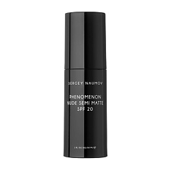 

SERGEY NAUMOV Тональное средство с естественным полуматовым эффектом PHENOMENON NUDE SEMI MATTE SPF 20 Т10, 30 мл