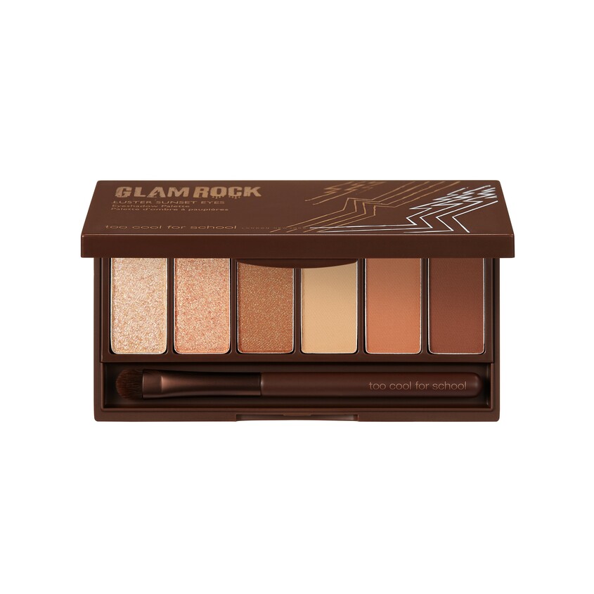 

TOO COOL FOR SCHOOL Палетка теней для век Glamrock Luster Sunset Eyes Palette