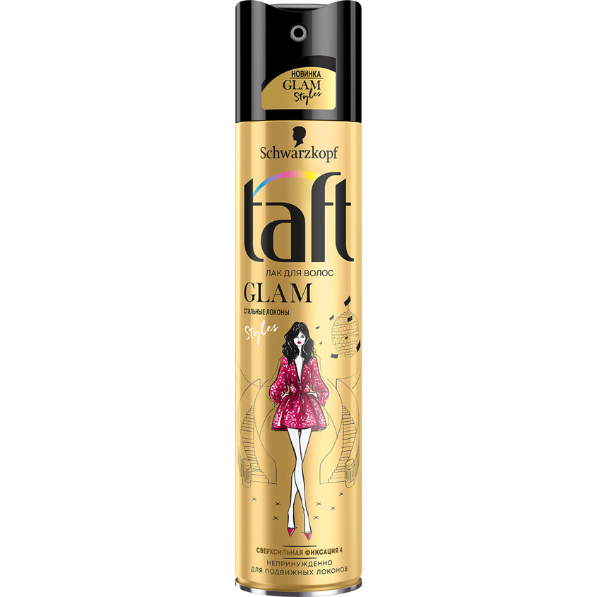 

TAFT Лак для волос Glam Styles Стильные Локоны сверхсильная фиксация
