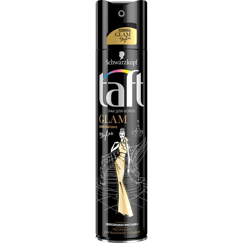 TAFT Лак для волос Glam Styles Эффектный Образ сверхсильная фиксация