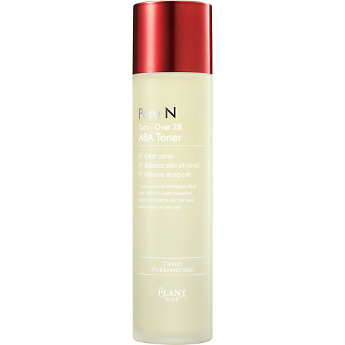 THE PLANT BASE Тоник для лица Pore N Turn-Over 28 Aba