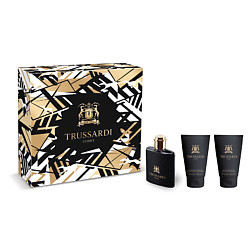 TRUSSARDI Подарочный набор Uomo New Туалетная вода 30мл + гель для душа 30мл + бальзам после бритья 30мл