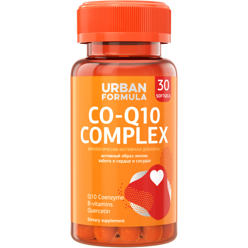 

URBAN FORMULA Биологически активная добавка к пище "Контрол тайм Q 10 100% (Control time Q10 100%)"