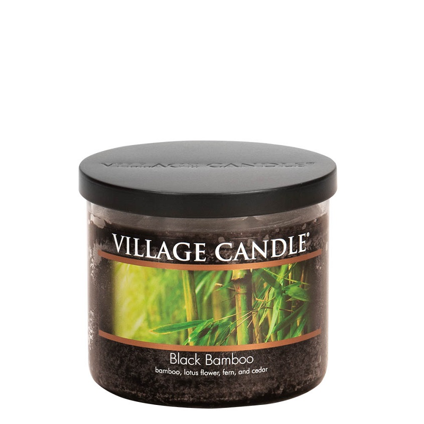 VILLAGE CANDLE Ароматическая свеча "Black Bamboo", чаша