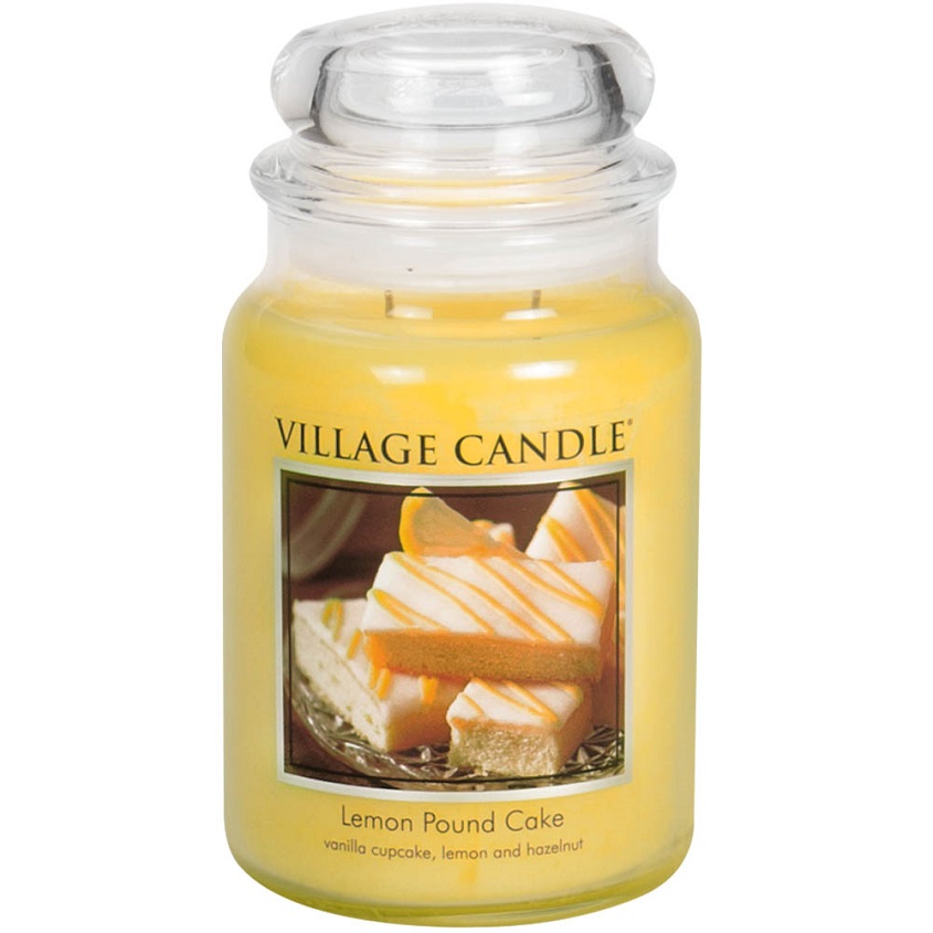 

VILLAGE CANDLE Ароматическая свеча "Lemon Pound Cake", большая