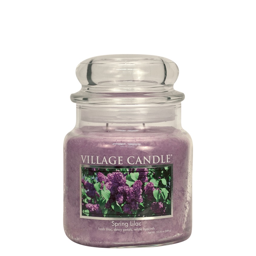 

VILLAGE CANDLE Ароматическая свеча "Spring Lilac", средняя