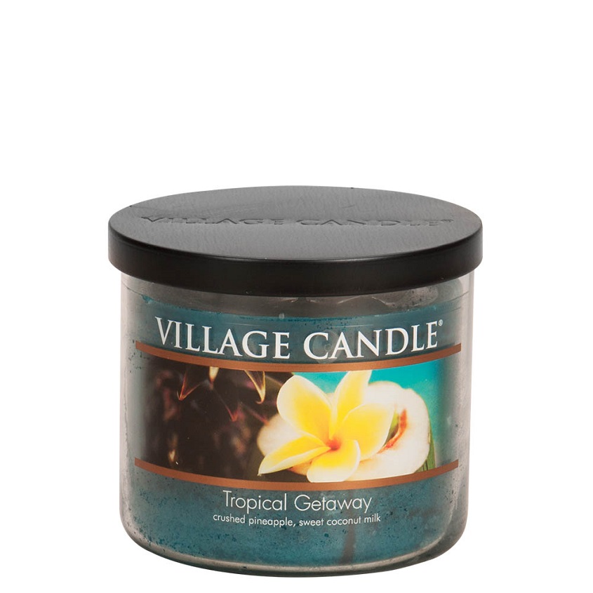 

VILLAGE CANDLE Ароматическая свеча "Tropical Getawa", чаша, средняя