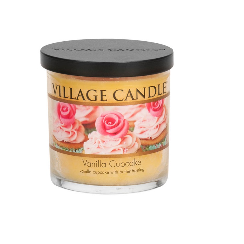 

VILLAGE CANDLE Ароматическая свеча "Vanilla Cupcake", стакан, маленькая